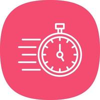 Fast Time Vector Icon Design