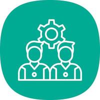 Team Management Vector Icon Design