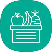 diseño de icono de vector de alimentos saludables