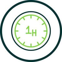 Hour Vector Icon Design