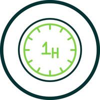 Hour Vector Icon Design