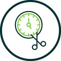 Cut TIme Vector Icon Design