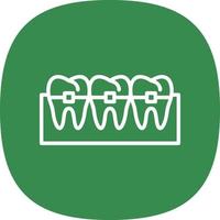 Braces Vector Icon Design