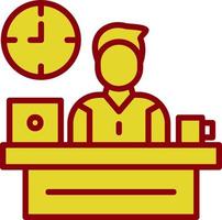 Workplace Vector Icon Design