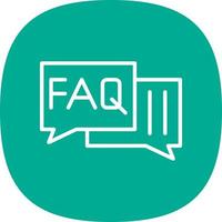 Faq Vector Icon Design