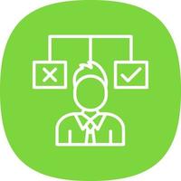 Decision Vector Icon Design