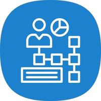 Organization Chart Vector Icon Design