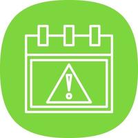 Alert Vector Icon Design