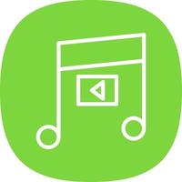 Music Player Vector Icon Design