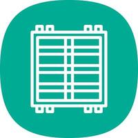 Roof Rack Vector Icon Design