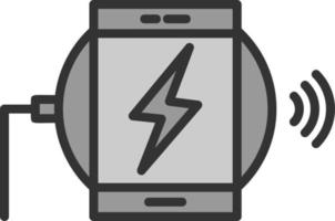 Wireless CHarger Vector Icon Design