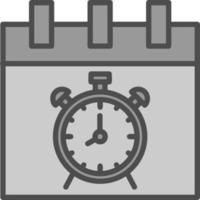 Alarm Clock Vector Icon Design