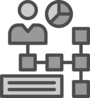 Organization Chart Vector Icon Design