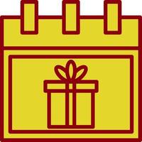 diseño de icono de vector de caja de regalo