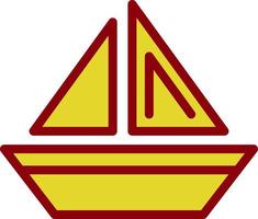 Boat Vector Icon Design