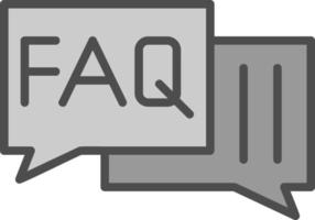 Faq Vector Icon Design