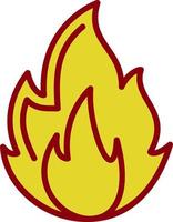 Flame Vector Icon Design