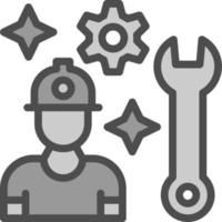 diseño de icono de vector de trabajador