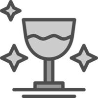 diseño de icono de vector de copa de vino