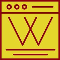 Wiki Vector Icon Design