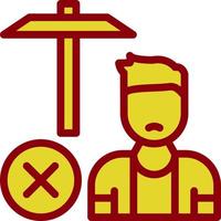 No Child Labour Vector Icon Design