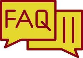 Faq Vector Icon Design