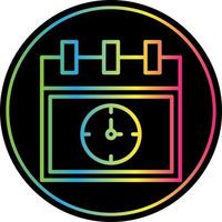 Deadline Vector Icon Design