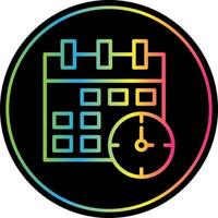 Time ANd Date Vector Icon Design