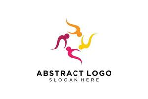 Vector abstract people and family logo collection,people icons, health logo template, care symbol.