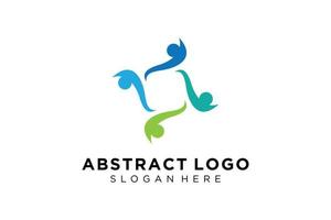 Vector abstract people and family logo collection,people icons, health logo template, care symbol.