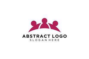 Vector abstract people and family logo collection,people icons, health logo template, care symbol.