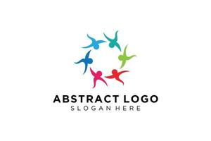 Vector abstract people and family logo collection,people icons, health logo template, care symbol.