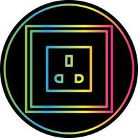 Power Socket Vector Icon Design