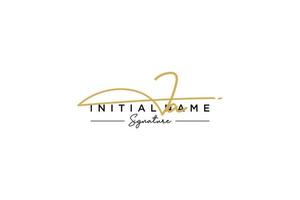 Initial JA signature logo template vector. Hand drawn Calligraphy lettering Vector illustration.