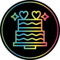 Wedding Cake Vector Icon Design