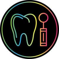 diseño de icono de vector de espejo de dentista