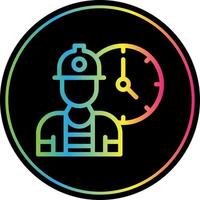 diseño de icono de vector de horas de trabajo