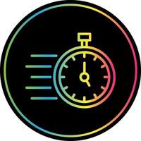 diseño de icono de vector de tiempo rápido