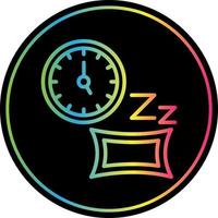 diseño de icono de vector de tiempo de dormir