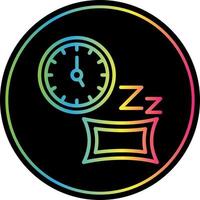 Sleeping Time Vector Icon Design