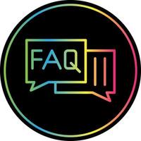 Faq Vector Icon Design