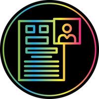CV Vector Icon Design