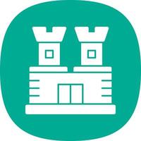 Castle Vector Icon Design
