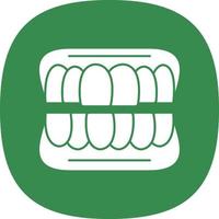 Denture Vector Icon Design