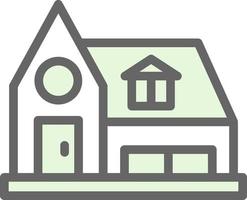 Cottage Vector Icon Design