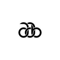Letters AAB Logo Simple Modern Clean vector