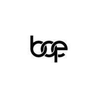 Letters BQE Logo Simple Modern Clean vector