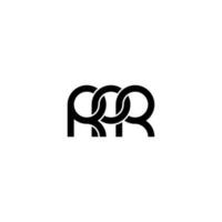 Letters RPR Logo Simple Modern Clean vector