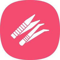 Tweezers Vector Icon Design