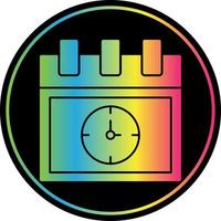 Deadline Vector Icon Design